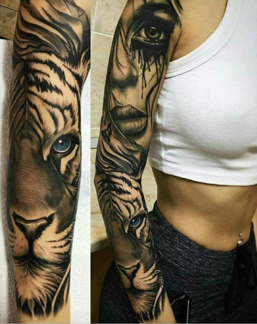 Femme Et Tigre 