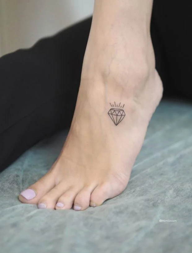 Tatouage diamant 50 id es et photos pour vous inspirer