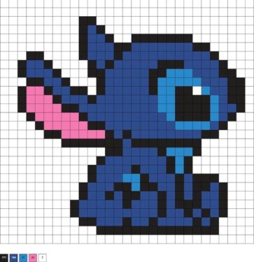 Pixel Art Stitch Facile