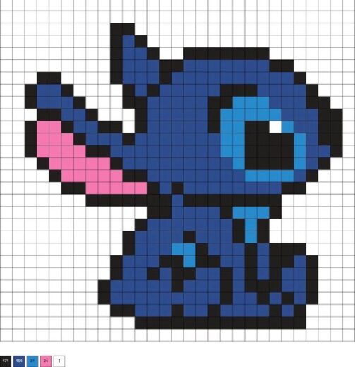 Pixel Art Stitch Facile