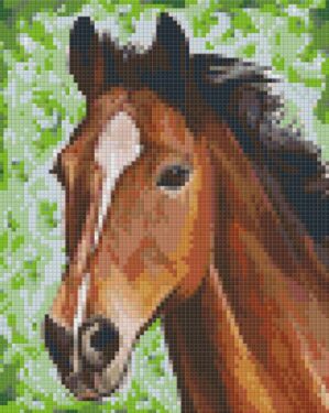 Pixel Art Cheval Difficile 