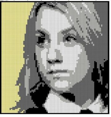 Pixel Art Luna Lovegood 