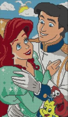 Pixel Art Ariel Et Eric Détaillé 