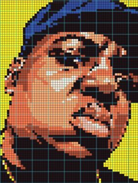 Pixel Art Notorious Big 