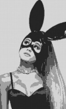 Pixel Art Ariana Grande 