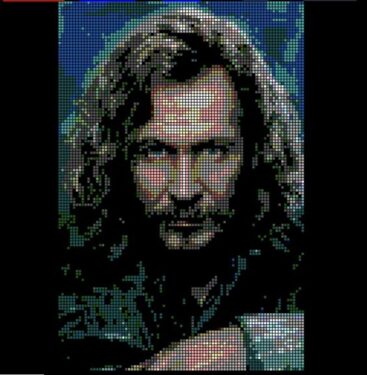 Pixel Art Sirius Black Difficile