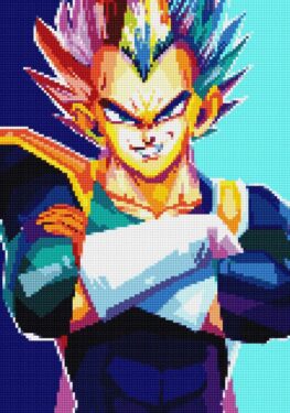 Pixel Art Vegeta 