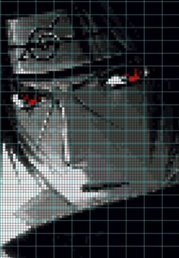 Pixel Art Itachi 