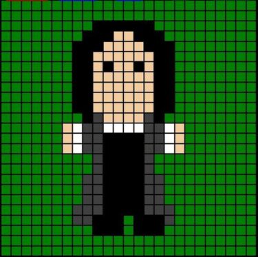 Pixel Art Severus Rogue Facile 