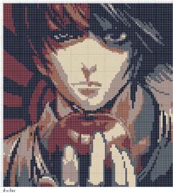 Pixel Art Death Note 