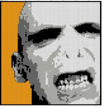 Pixel Art Voldemort Détaillé 