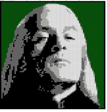 Pixel Art Lucius Malefoy Détaillé 