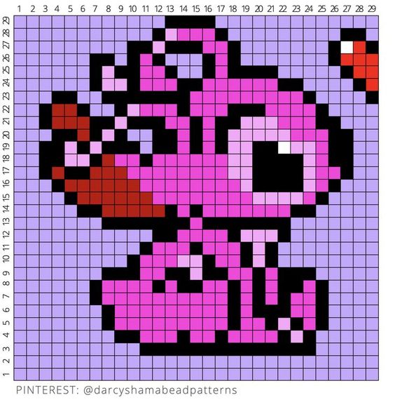 Pixel Art Angel Facile 