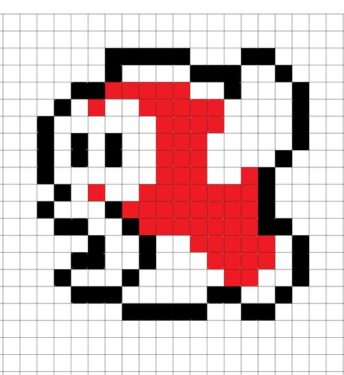 Pixel Art Cheep Cheep Facile 
