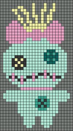 Pixel Art Poupée De Stitch 