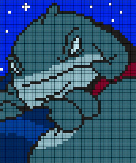 Pixel Art Capitaine Gantu 