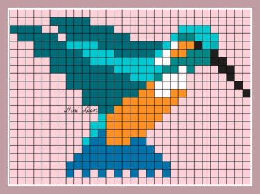 Pixel Art Colibri Facile