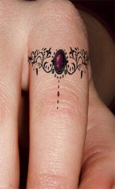 Pinterest Tatouage Bague