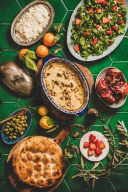 Dîner végétarien gourmand