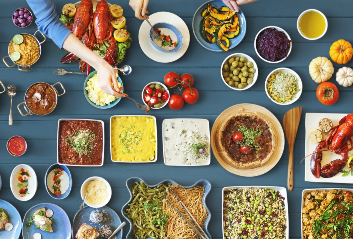Dîner végétarien gourmand