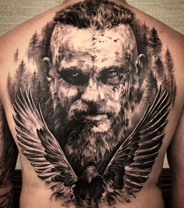 Tatouage Portrait Ragnar 