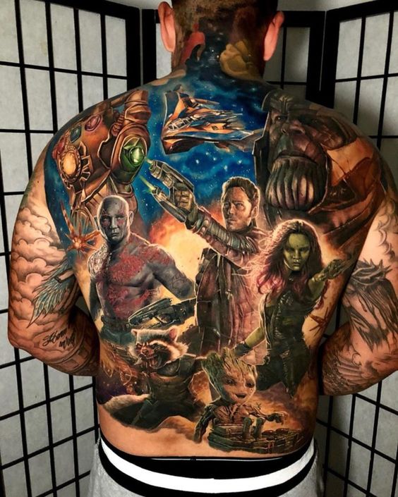 Tatouage Les Gardiens De La Galaxie 