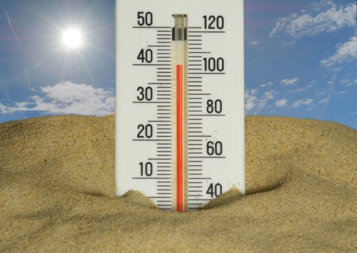 The Thermometer Shows A Very Hot Tempera